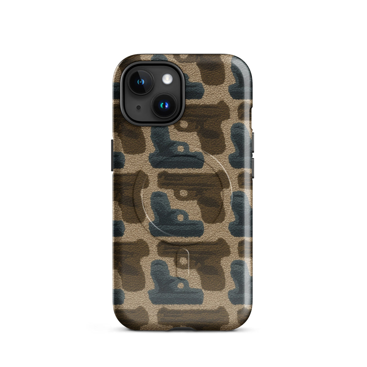 Gun Carpet MagSafe Case — vista frontale