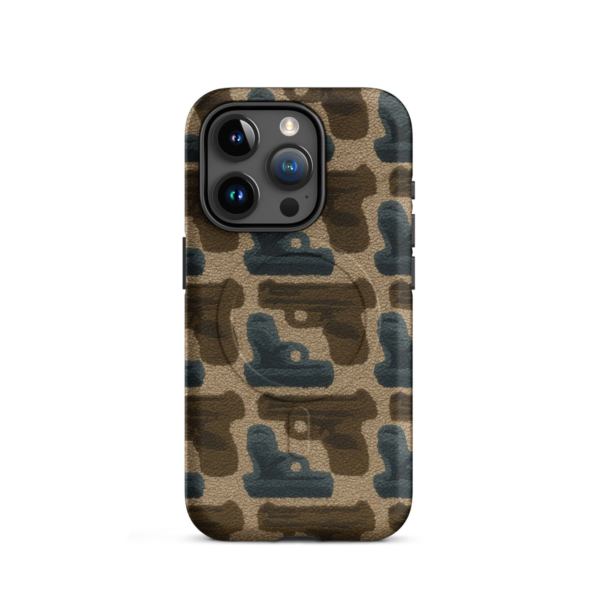 Gun Carpet MagSafe Case — vista laterale