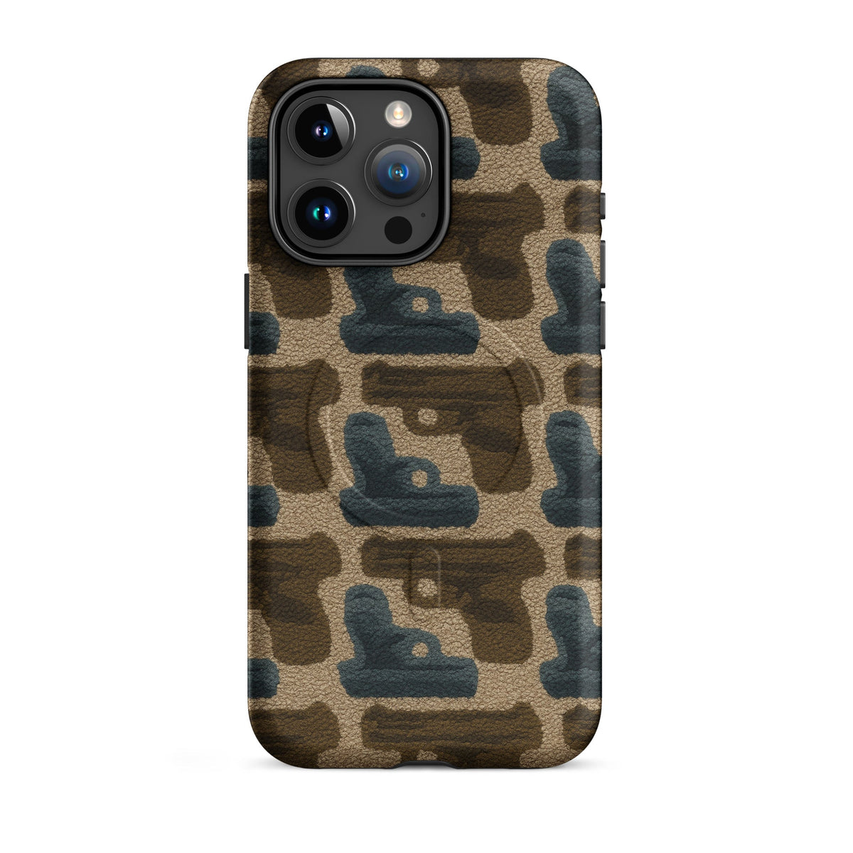 Gun Carpet MagSafe Case — vista completa
