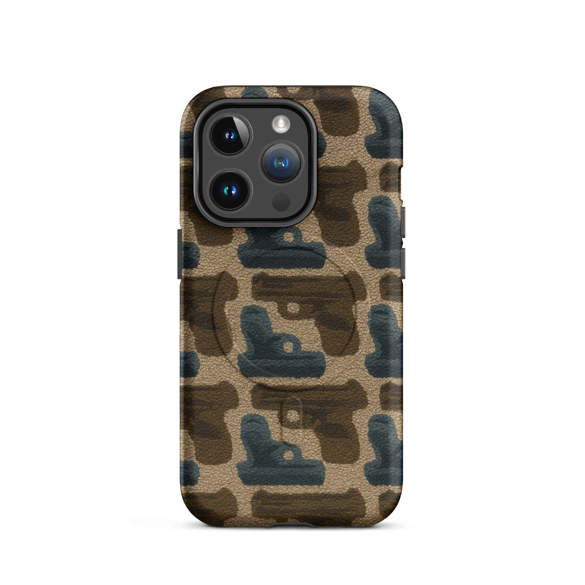 Gun Carpet MagSafe Case — vista laterale