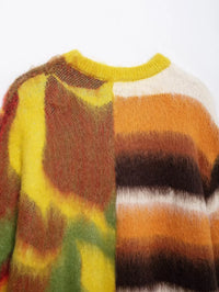 Half and Half Multi Knitted Sweater — vista laterale