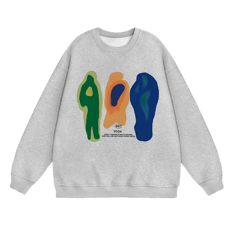 Heat Print Graphic Hoodie — vista frontale