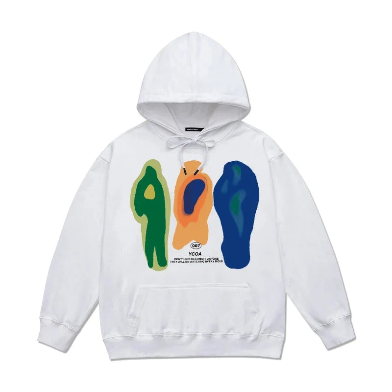 Heat Print Graphic Hoodie — vista laterale