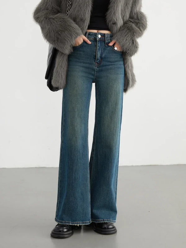 Y2K High Waist Flare Denim Jeans