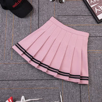 High Waist Striped Mini Skirt — dettaglio della stampa