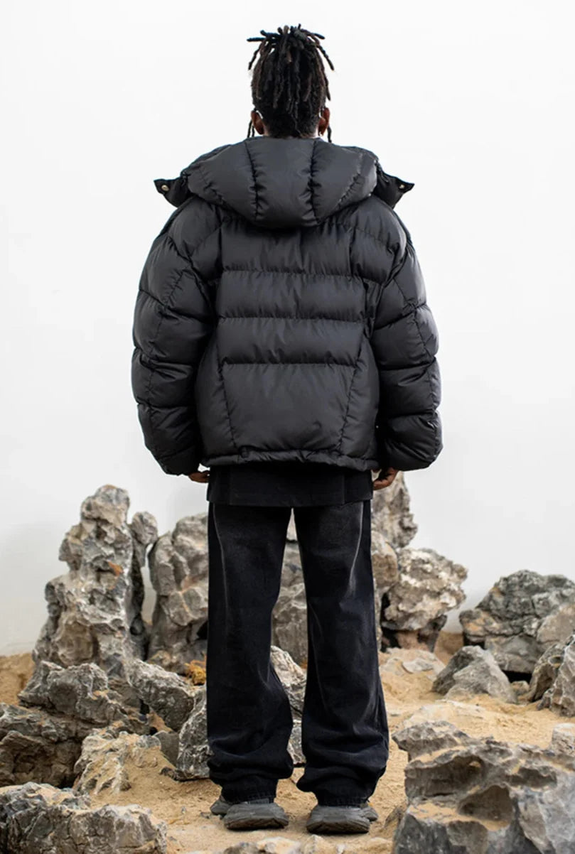 Hooded Puffer Jacket Coat — in alternativa