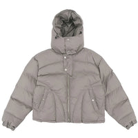 Hooded Puffer Jacket Coat — vista posteriore