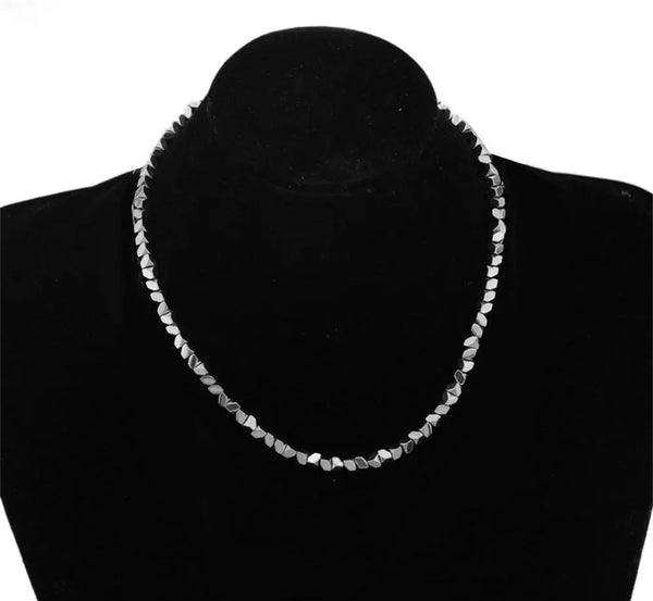Y2K Irregular Chunk Steel Necklace