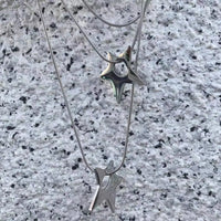 Irregular Star Aesthetic Pendant Necklace — dettaglio