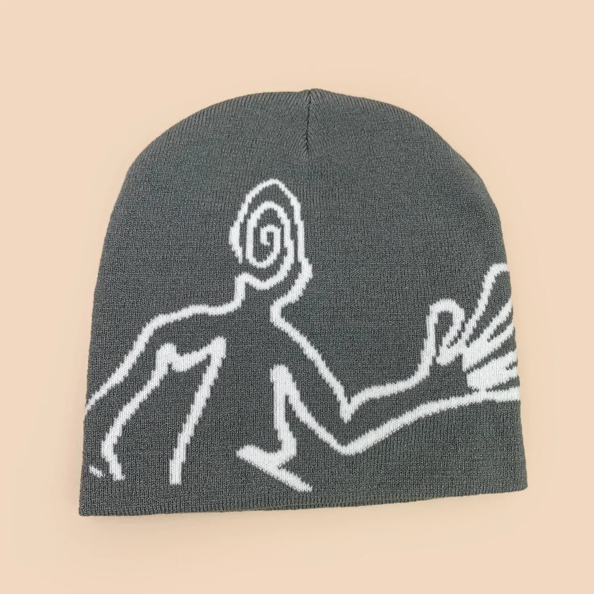 Jacquard Mystery Man Graphic Beanie — dettaglio