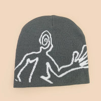 Jacquard Mystery Man Graphic Beanie — dettaglio