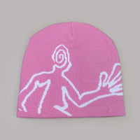 Jacquard Mystery Man Graphic Beanie — vista completa