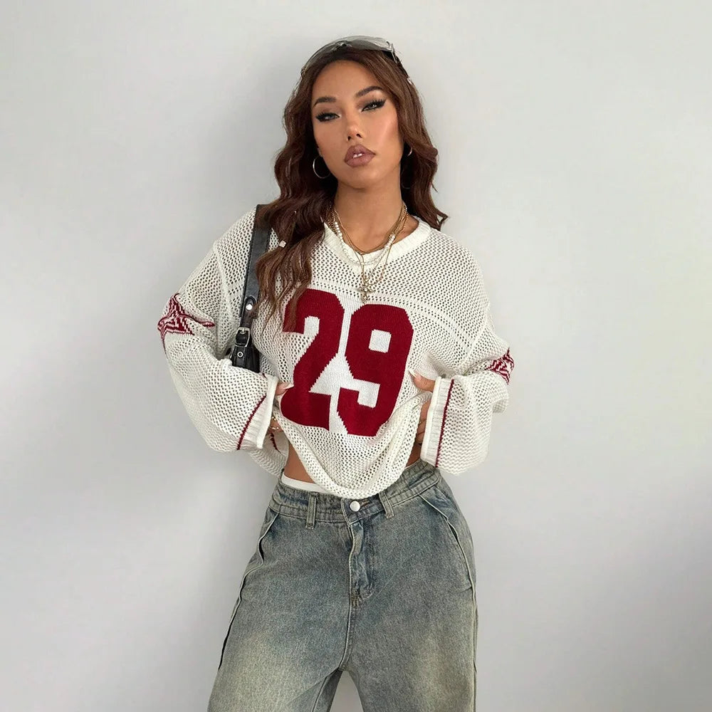 Jersey Digital Print Long Sleeve Top — in alternativa