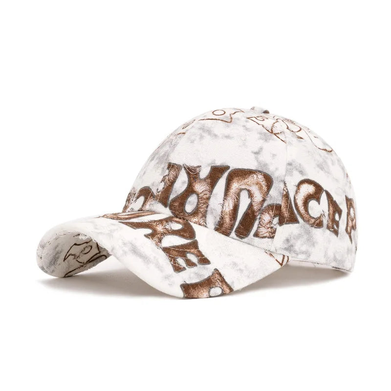 Jumble Letter Baseball Cap — vista posteriore