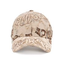 Jumble Letter Baseball Cap — vista completa