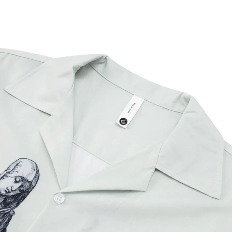 "Knights Realm" Short Sleeve Button Down Shirt — dettaglio