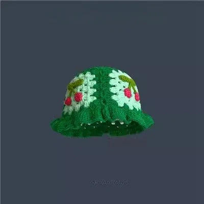 Y2K Knit Bucket Hat