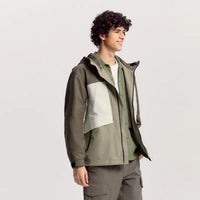 Layered Windbreaker Jacket — dettaglio