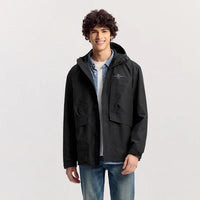 Layered Windbreaker Jacket — vista frontale