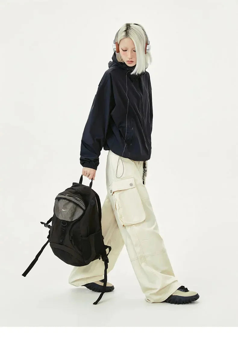 Lightweight Outdoor Walking Jacket — vista laterale
