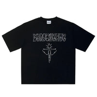 Line Graph Graphic T Shirt — vista frontale