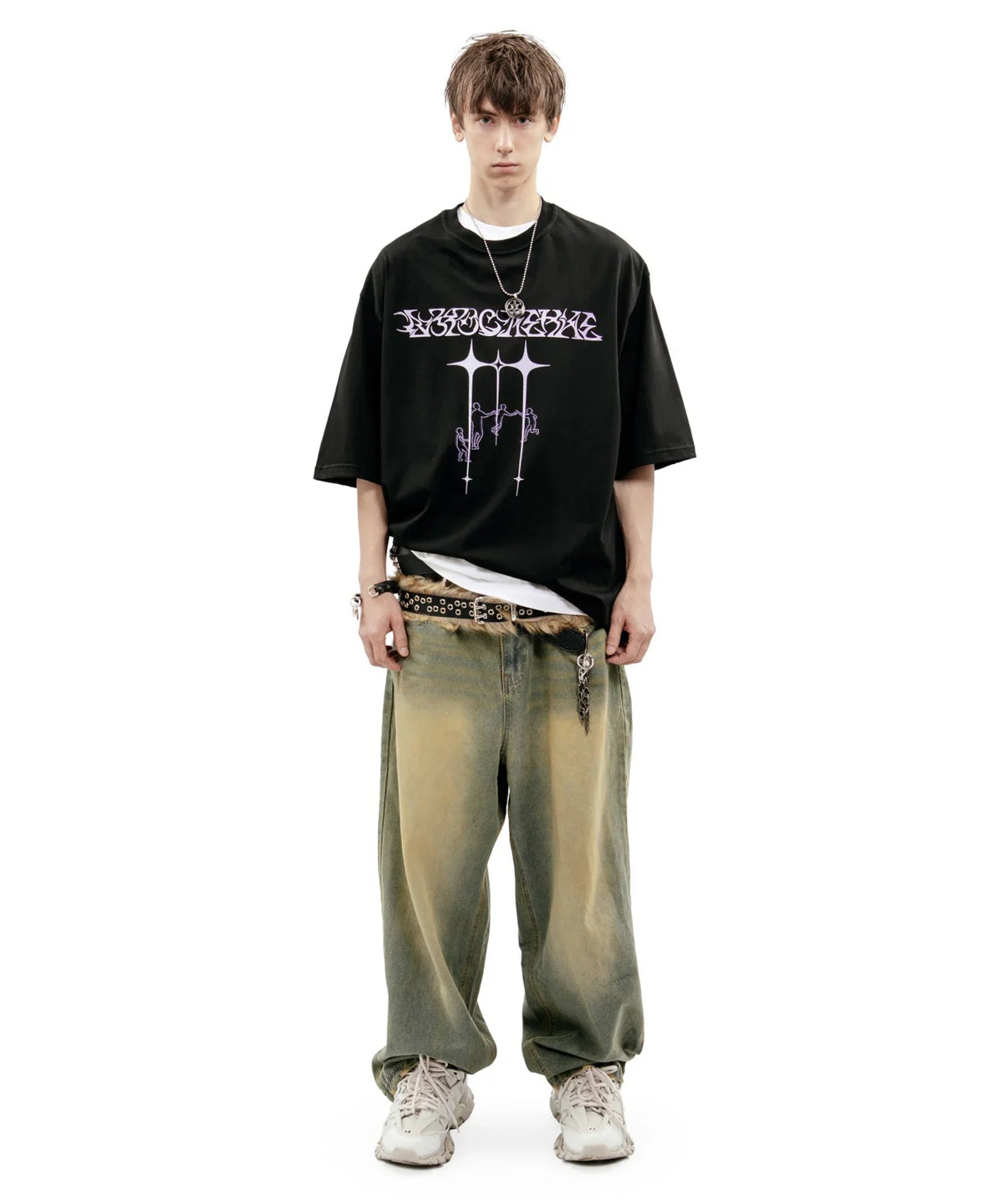 Line Graph Graphic T Shirt — dettaglio della stampa