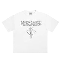 Line Graph Graphic T Shirt — vista frontale