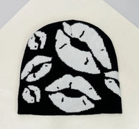 Lippy Lips Jacquard Graphic Beanie — dettaglio