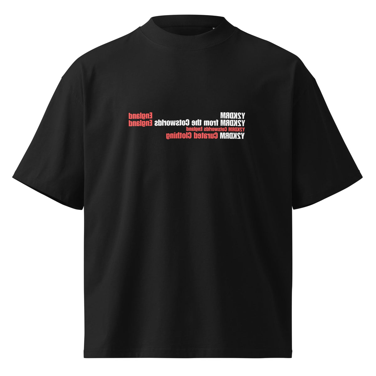 Location Oversized High Neck T Shirt — vista posteriore