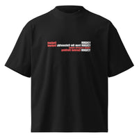 Location Oversized High Neck T Shirt — vista posteriore