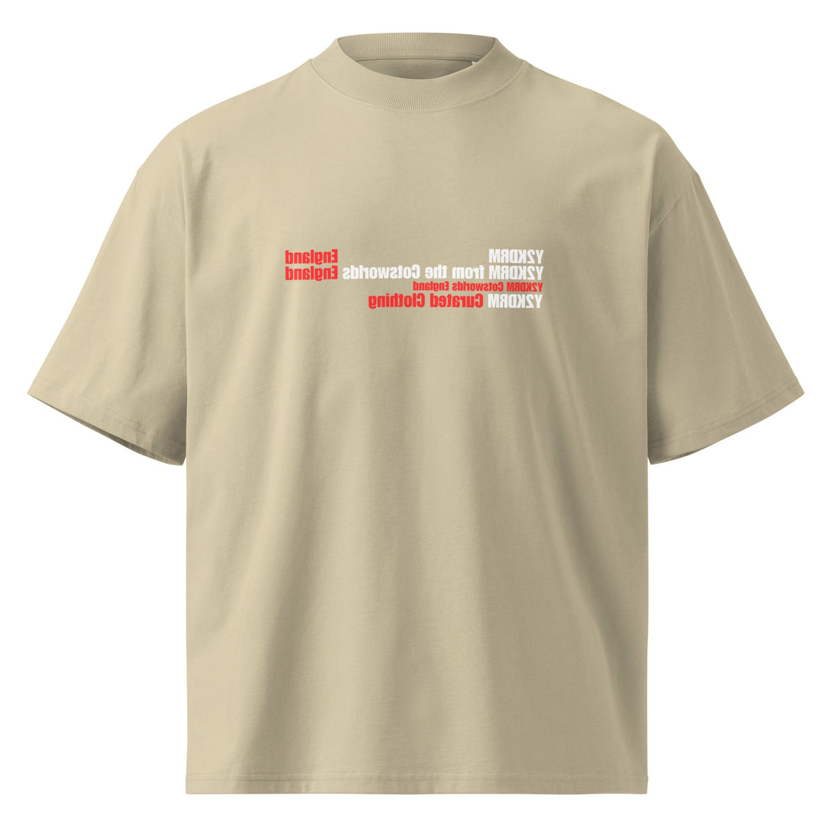 Location Oversized High Neck T Shirt — dettaglio della stampa