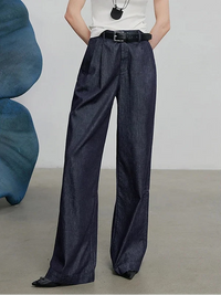Long Boyfriend Fit Denim Jeans — dettaglio