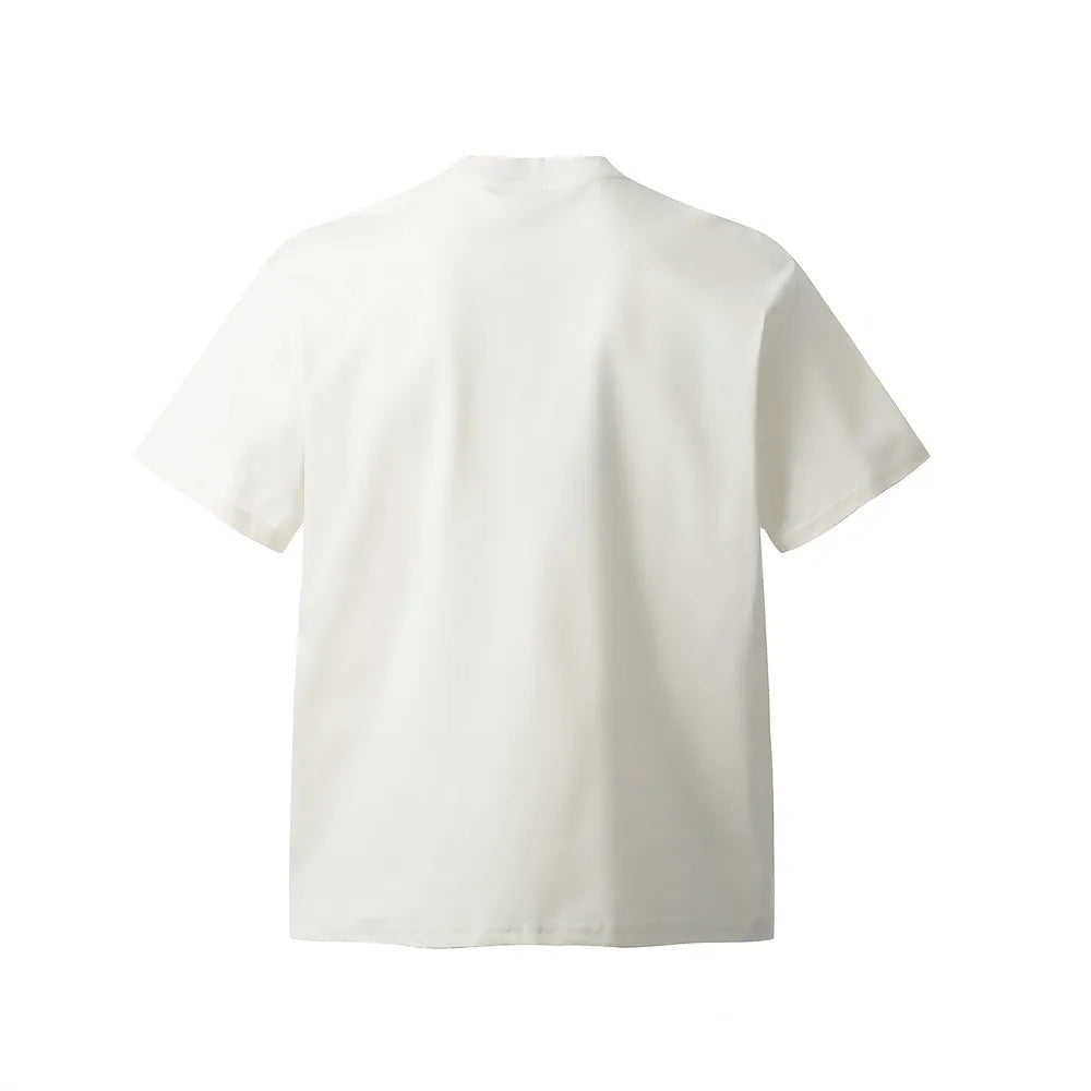 Magazine Print Graphic T Shirt — dettaglio della stampa