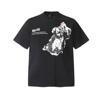 Magazine Print Graphic T Shirt — vista posteriore