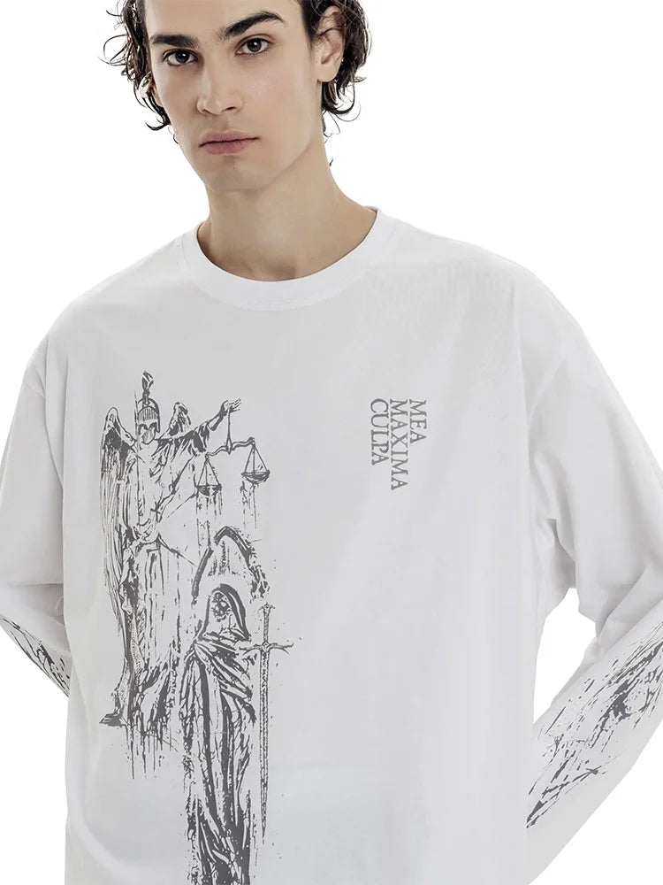 Memento Balance Graphic Long Sleeve Top — dettaglio