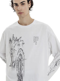 Memento Balance Graphic Long Sleeve Top — dettaglio