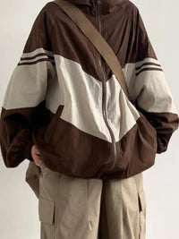 Mens Shell Suit Coat Jacket — vista posteriore