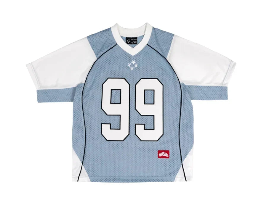 Mesh 99 American Jersey T Shirt — vista frontale