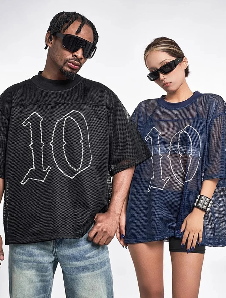 Mesh Short Sleeve Football Jersey — dettaglio