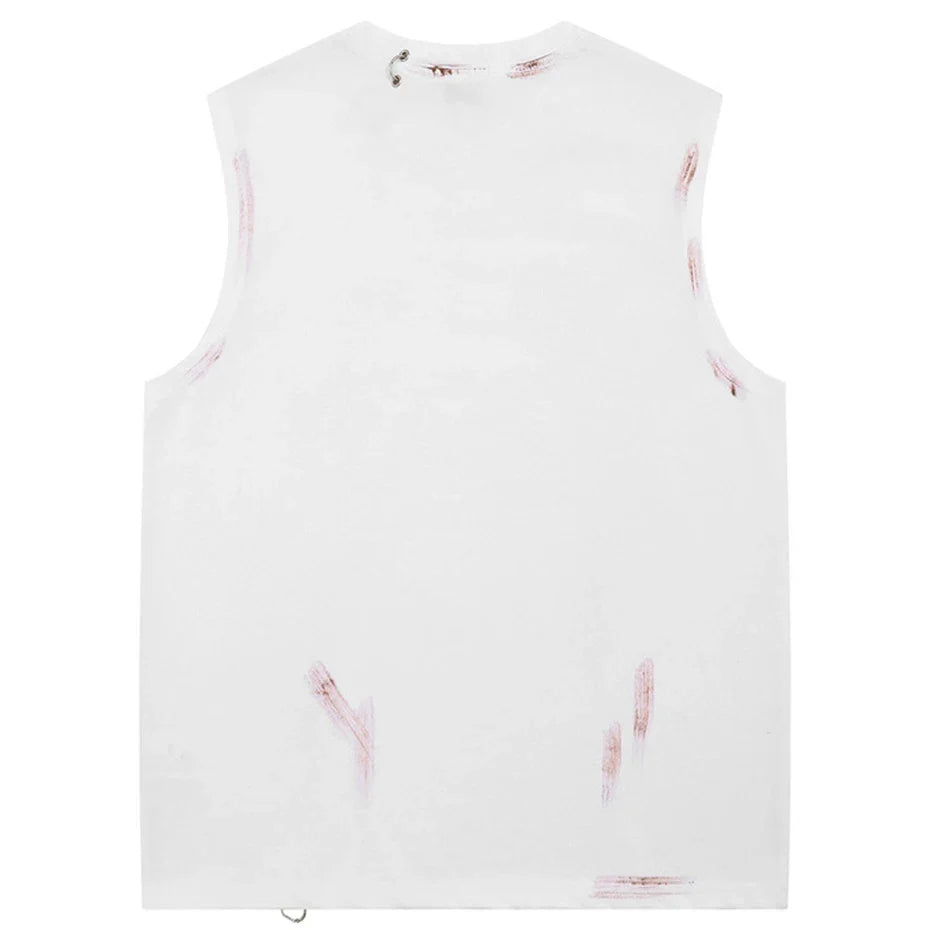 Metal Ring Tank Top Vest — dettaglio della stampa
