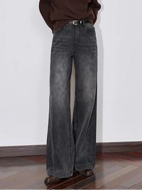 Mid Waist Straight Boyfriend Fit Denim Jeans — in alternativa