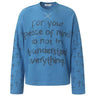 Y2K "Minimal Memory" Graphic Long Sleeve Top