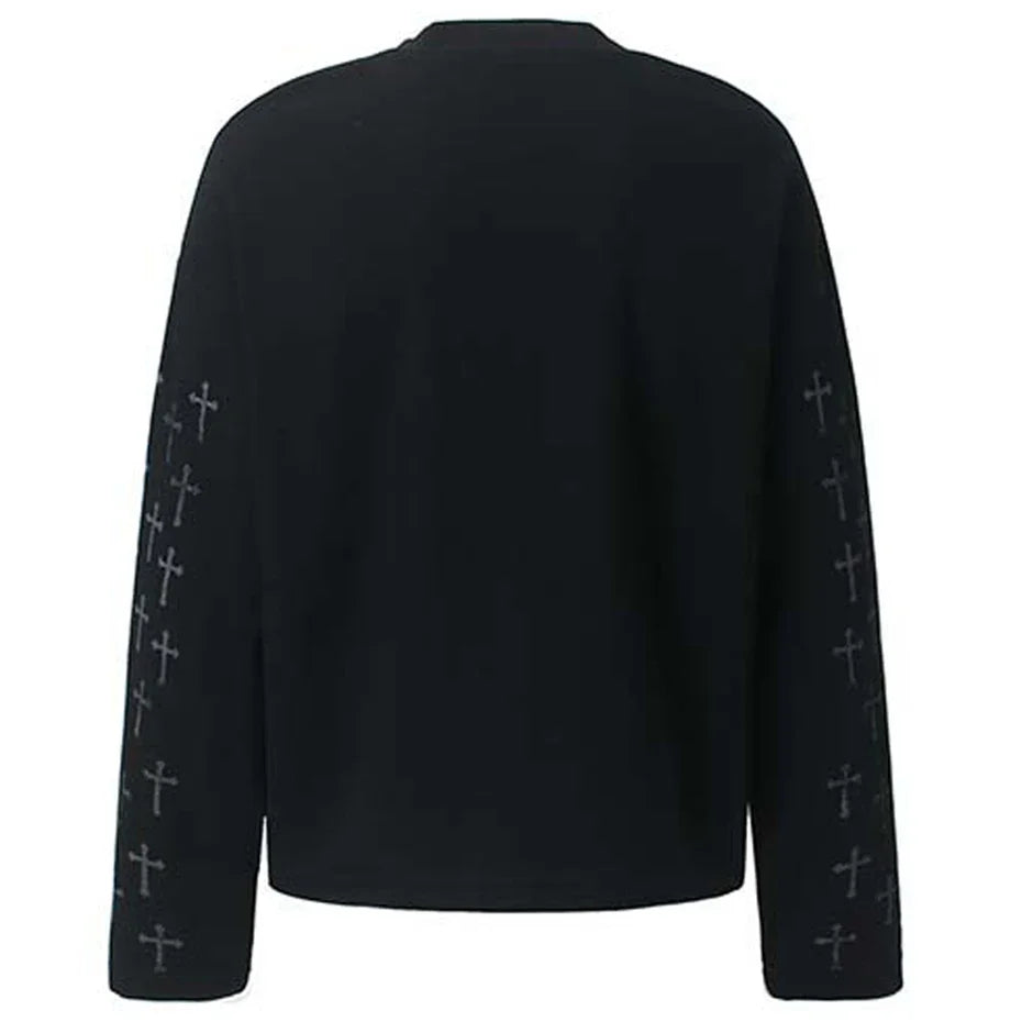 "Minimal Memory" Graphic Long Sleeve Top — vista laterale