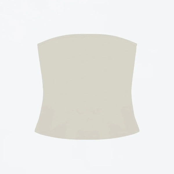 Minimalist Essentials Bandeau Tube Top — vista frontale
