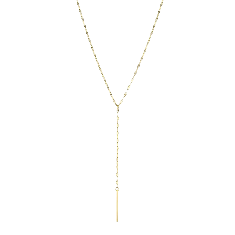 Minimalist Pendant Choker Necklace — vista frontale