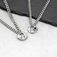 Moon And Star Hollow Necklace — in alternativa