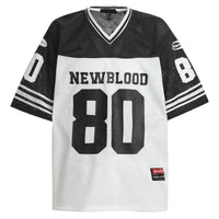 "New Blood 80" Graphic Classic Mesh Football Jersey — vista posteriore