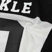 "New Blood 80" Graphic Classic Mesh Football Jersey — vista laterale