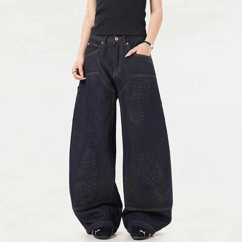 Niche Design Mens Denim Jeans — dettaglio