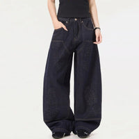 Niche Design Mens Denim Jeans — vista posteriore